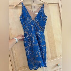 Dress The Population cocktail dress - cobalt